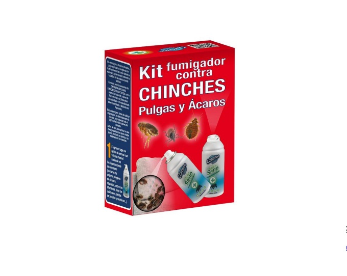 KIT FUMIGADOR CONTRA CHINCHES , PULGAS Y ACAROS